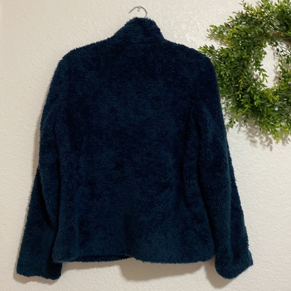 Pendleton Fuzzy Sherpa Dark Blue Zipper Jacket - Picture 2 of 7